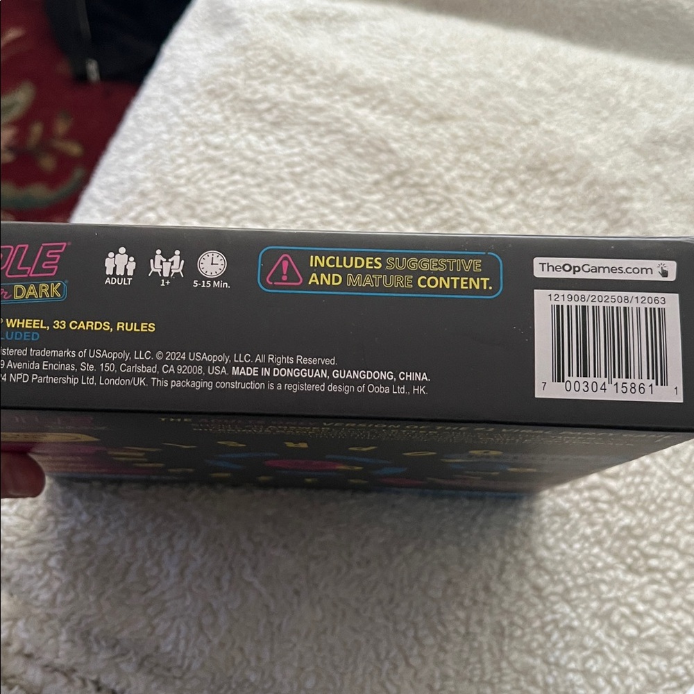 The Original Tapple After Dark Party Game - Pink & Blue - Picture 3 of 5